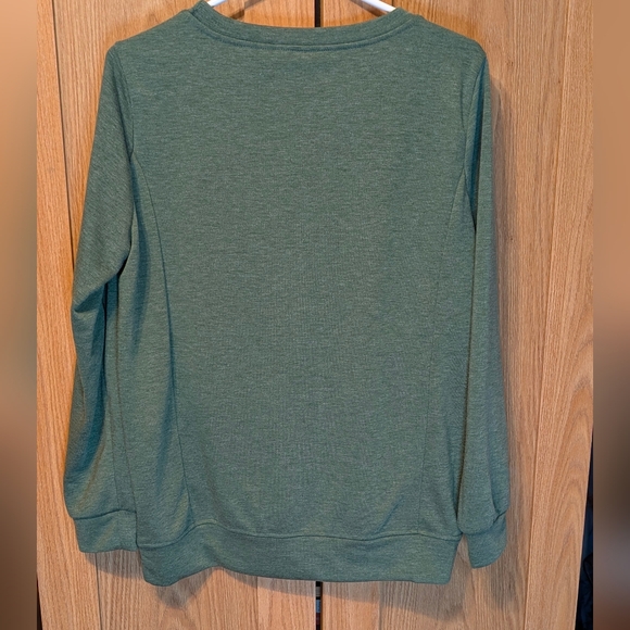 Source Unknown Olive Graphic Sweatshirt - Picture 4 of 4